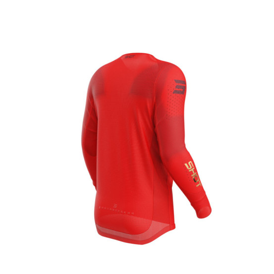 Maillot cross Shot 2026 Aerolite Space - Rouge
