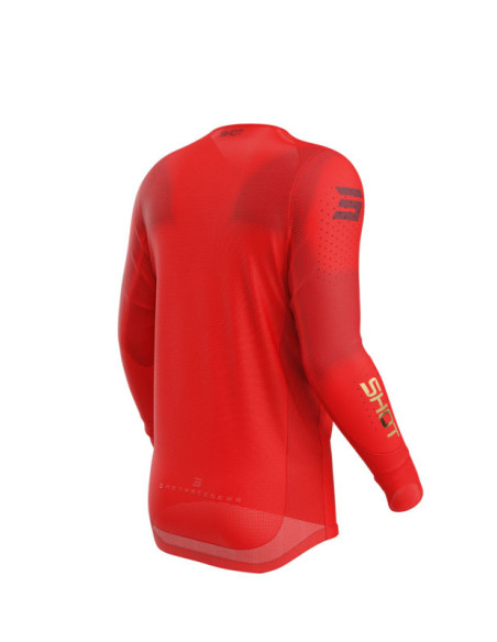 Maillot cross Shot 2026 Aerolite Space - Rouge