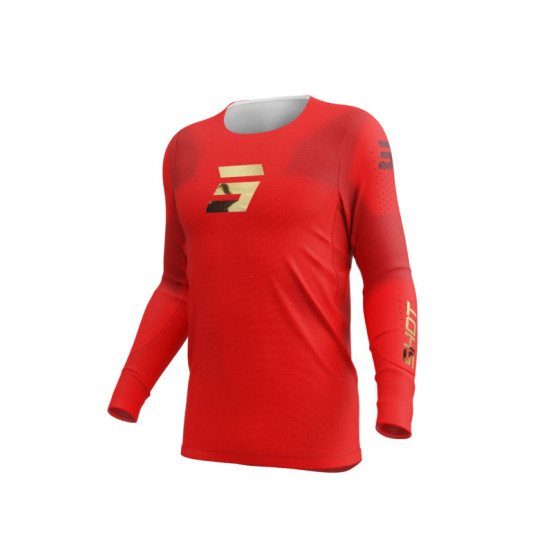 Maillot cross Shot 2026 Aerolite Space - Rouge