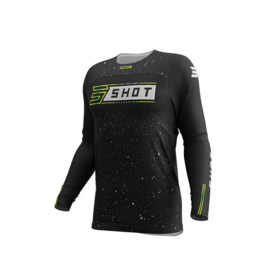 Maillot cross Shot 2026 Contact Art - Noir