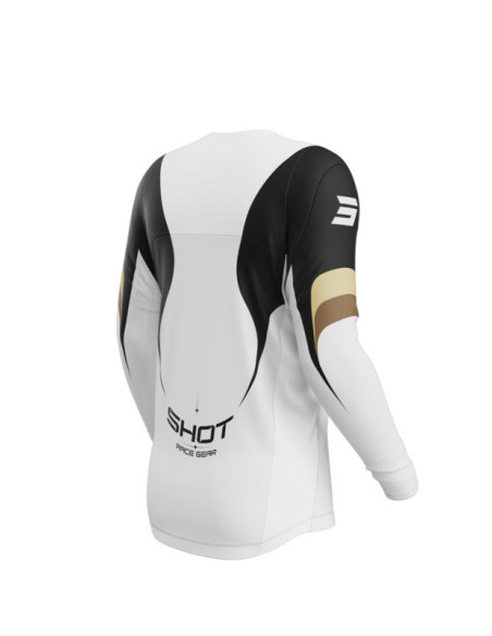 Maillot cross Shot 2026 Contact Manta - Blanc