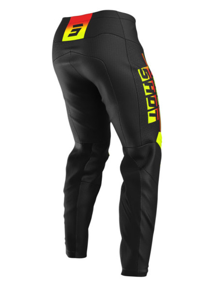 Pantalon cross Shot 2026 Devo Block - Jaune fluo