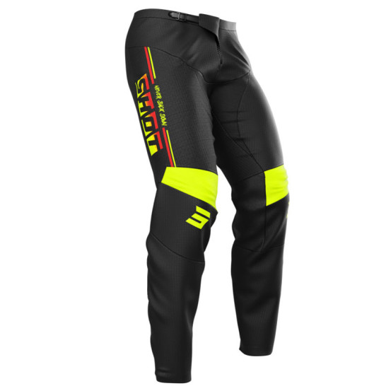 Pantalon cross Shot 2026 Devo Block - Jaune fluo
