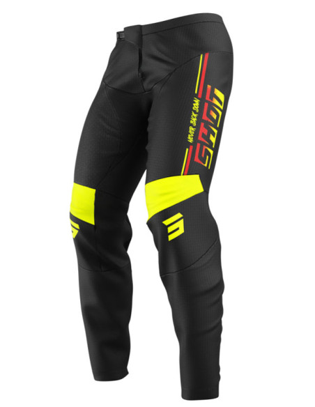 Pantalon cross Shot 2026 Devo Block - Jaune fluo