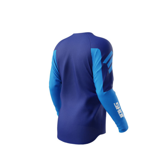 Maillot cross Shot 2026 Draw Private - Bleu