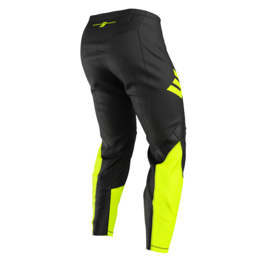 Pantalon cross Shot 2026 Draw Private - Jaune fluo