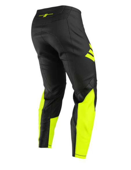 Pantalon cross Shot 2026 Draw Private - Jaune fluo