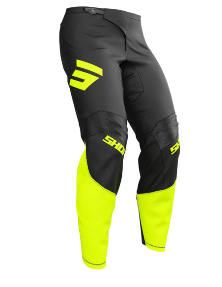 Pantalon cross Shot 2026 Draw Private - Jaune fluo