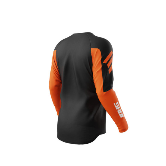 Maillot cross Shot 2026 Draw Private - Orange