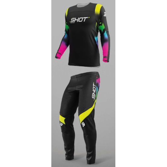 Tenue cross enfant Shot Contact Nitro - Noir
