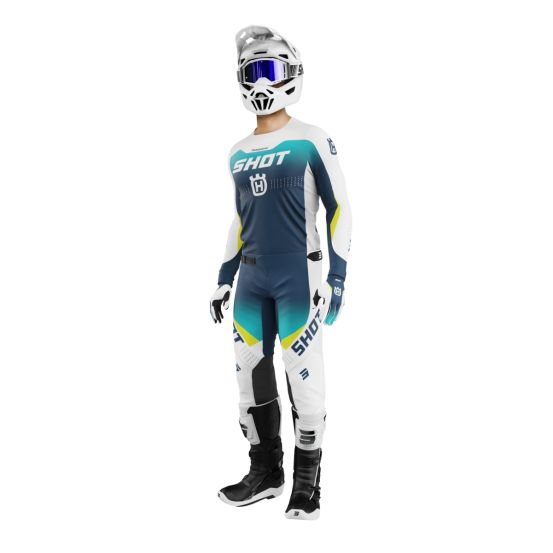 Tenue cross Shot 2026 Aerolite Husqvarna - Bleu