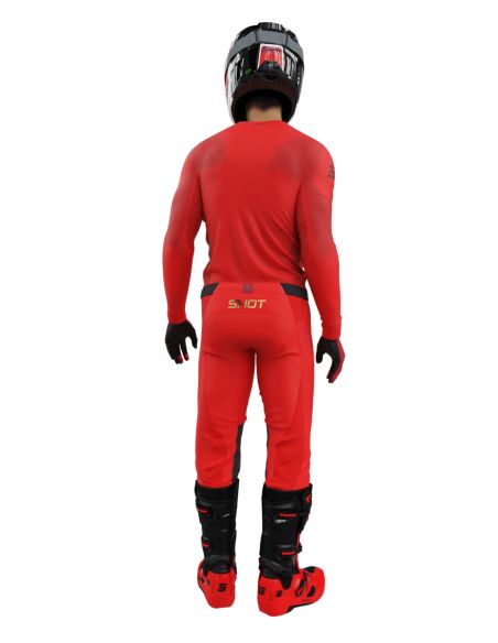 Tenue cross Shot 2026 Aerolite Space - Rouge