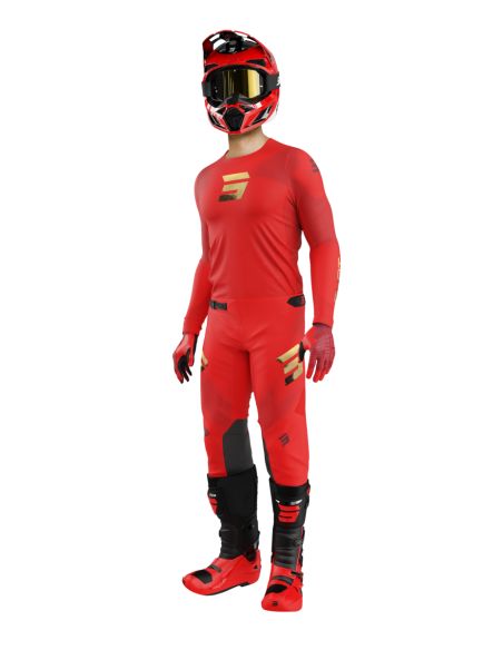 Tenue cross Shot 2026 Aerolite Space - Rouge