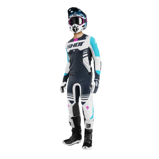 Tenue cross Shot 2026 Aerolite Sprint - Bleu