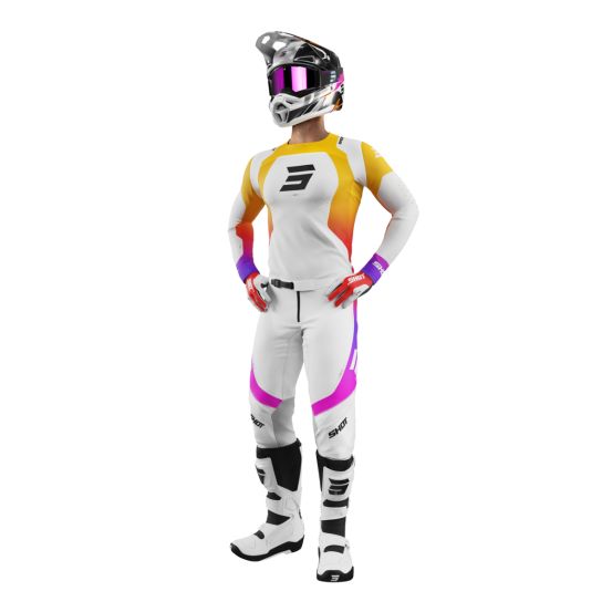 Tenue cross Shot 2026 Contact Ionyx - Blanc