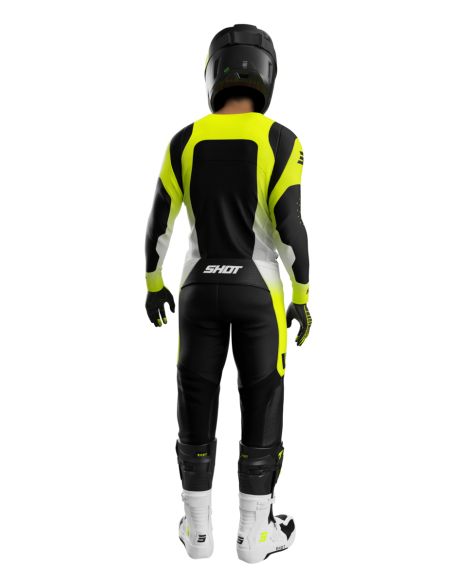 Tenue cross Shot 2026 Contact Ionyx - Jaune fluo