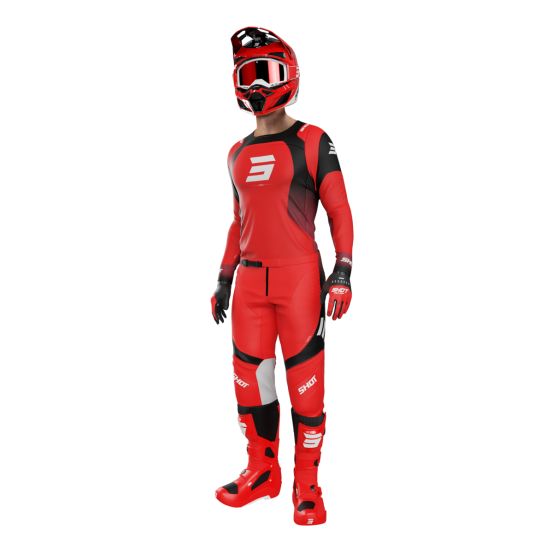 Tenue cross Shot 2026 Contact Ionyx - Rouge