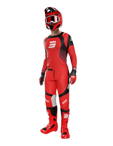Tenue cross Shot 2026 Contact Ionyx - Rouge