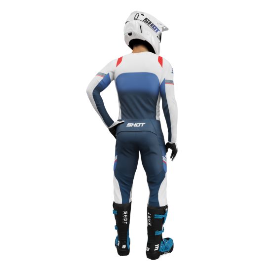 Tenue cross Shot 2026 Contact Linear - Bleu