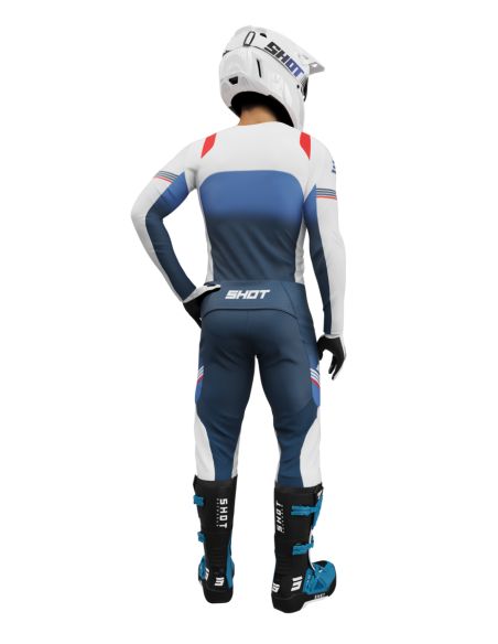 Tenue cross Shot 2026 Contact Linear - Bleu