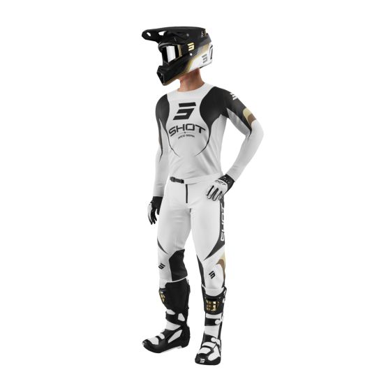 Tenue cross Shot 2026 Contact Manta - Blanc