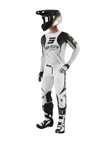 Tenue cross Shot 2026 Contact Manta - Blanc