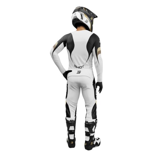 Tenue cross Shot 2026 Contact Manta - Blanc