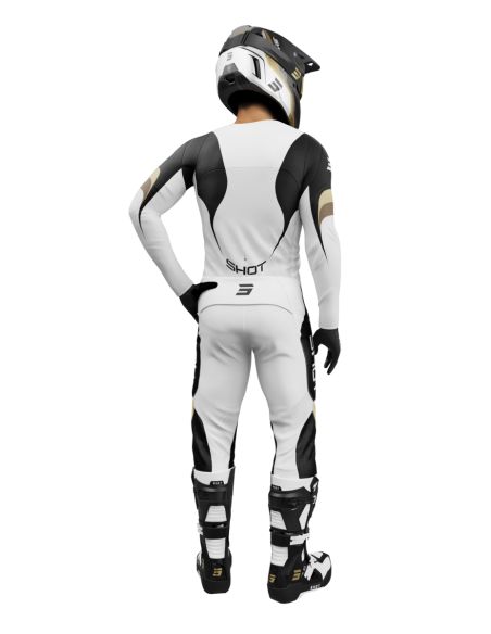 Tenue cross Shot 2026 Contact Manta - Blanc