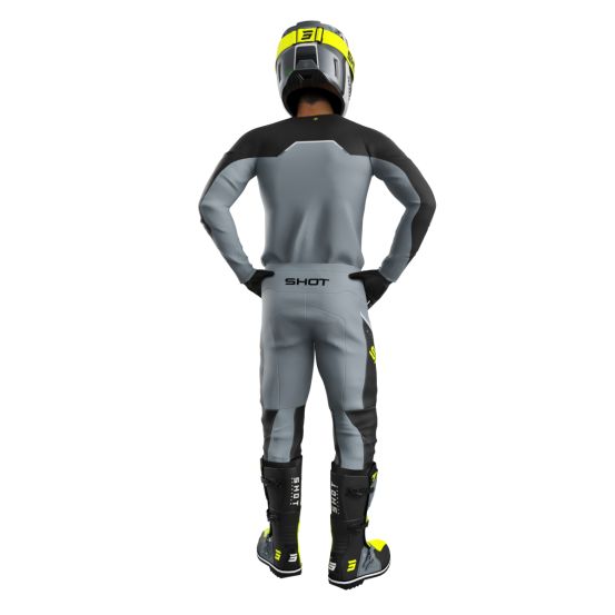 Tenue cross Shot 2026 Devo Daytona - Jaune fluo