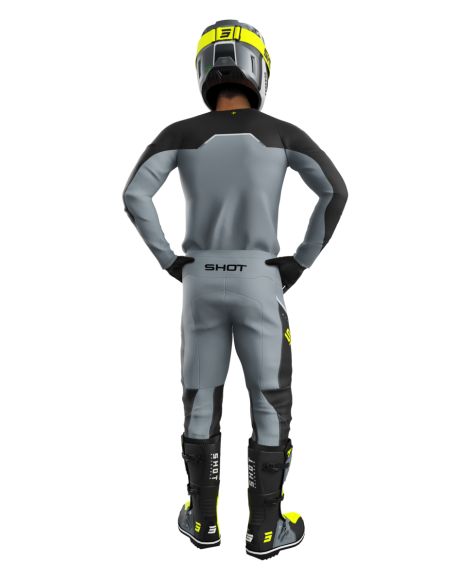 Tenue cross Shot 2026 Devo Daytona - Jaune fluo