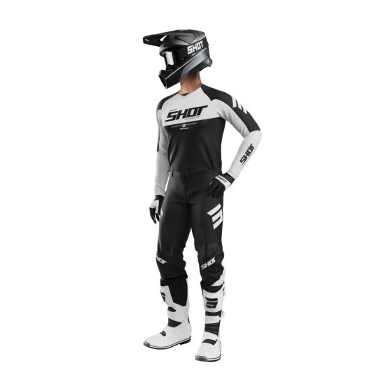 Tenue cross Shot 2026 Draw Private - Blanc
