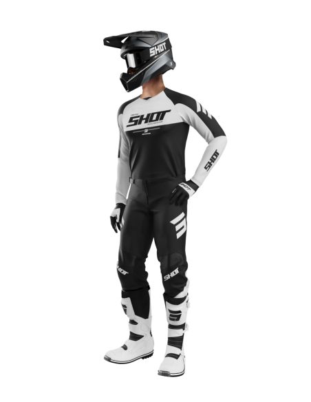 Tenue cross Shot 2026 Draw Private - Blanc