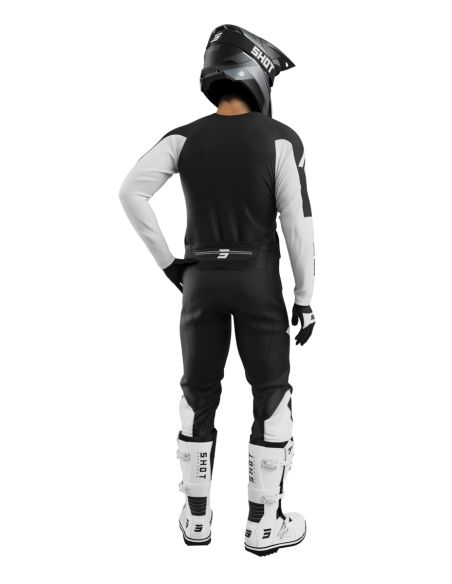 Tenue cross Shot 2026 Draw Private - Blanc