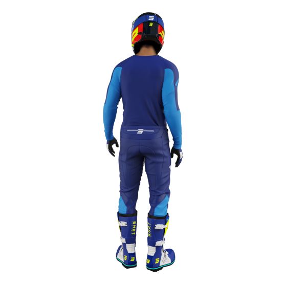 Tenue cross Shot 2026 Draw Private - Bleu