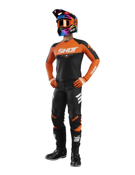 Tenue cross Shot 2026 Draw Private - Orange