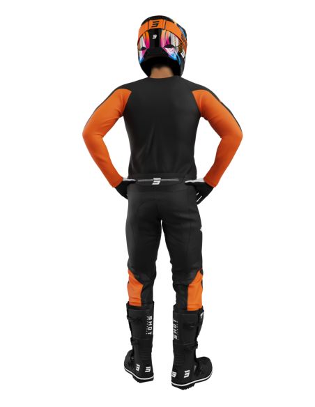 Tenue cross Shot 2026 Draw Private - Orange