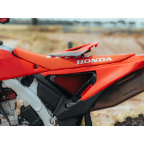 Kit plaques latérales RTECH Revolution - Rouge - Honda 250 / 450 CRF-R 2025-2026 2