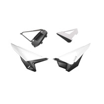 Kit plaques latérales RTECH Revolution - Blanc - Honda 250 / 450 CRF-R 2025-2026