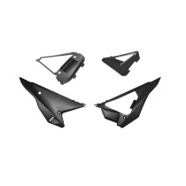 Kit plaques latérales RTECH Revolution - Noir - Honda 250 / 450 CRF-R 2025-2026