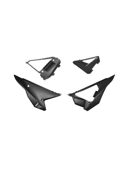 Kit plaques latérales RTECH Revolution - Noir - Honda 250 / 450 CRF-R 2025-2026