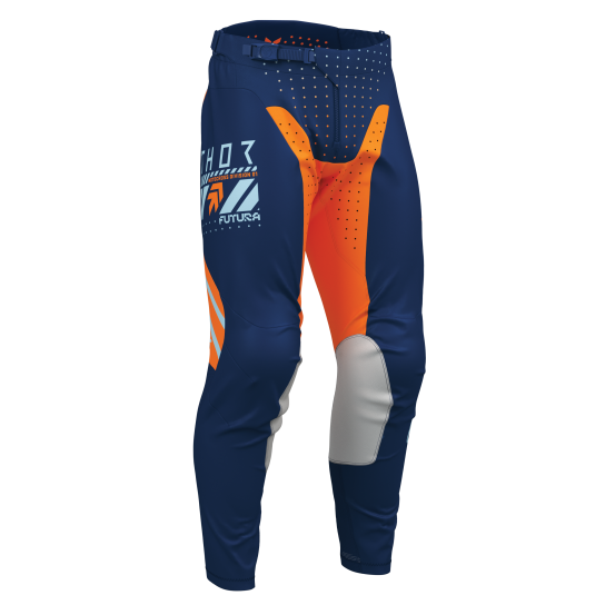 Pantalon cross enfant Thor 2026 Launchmode Futura - Bleu Orange