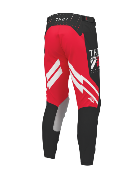 Pantalon cross enfant Thor 2026 Launchmode Futura - Rouge Noir