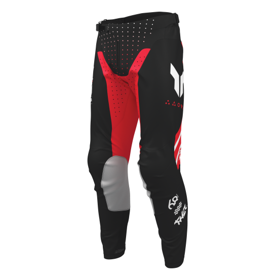 Pantalon cross enfant Thor 2026 Launchmode Futura - Rouge Noir