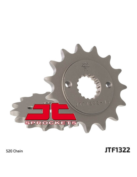 Pignon acier JT - Pas 520 - HONDA 400 TRX EX 2x4 1999-2004