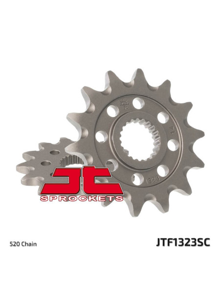 Pignon acier anti-boue JT - Pas 520 - HONDA HM 125 à 250cc