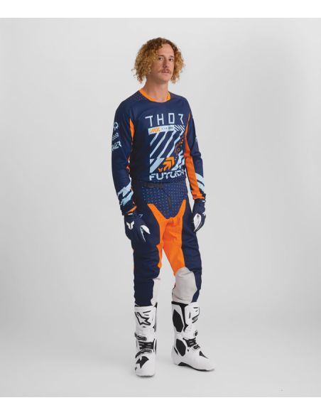 Tenue cross enfant Thor 2026 Launchmode Futura - Bleu Orange