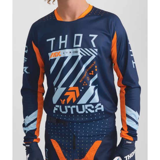 Tenue cross enfant Thor 2026 Launchmode Futura - Bleu Orange
