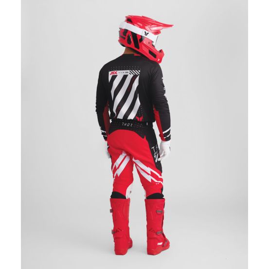 Tenue cross enfant Thor 2026 Launchmode Futura - Rouge Noir