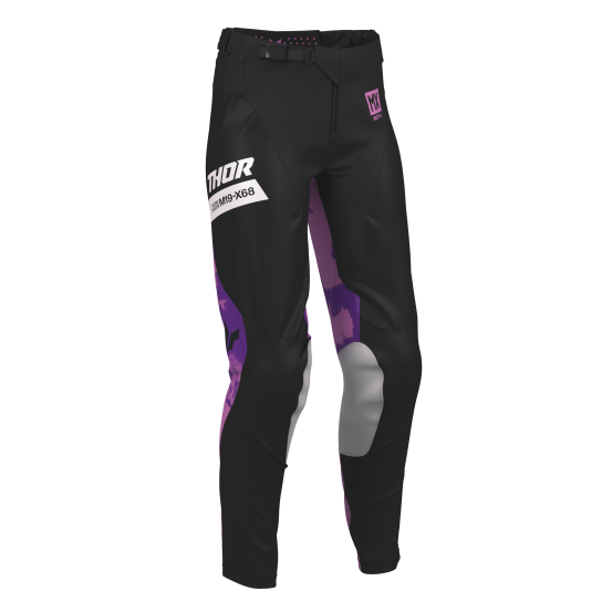 Pantalon cross femme Thor 2026 Launchmode Bleach - Noir Orchid