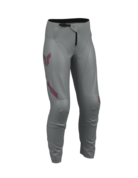 Pantalon cross femme Thor 2026 Ridemode Menace - Violet Gris